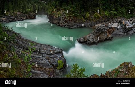 Overlander Falls Fraser River Mount Robson Provincial Park Near