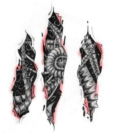 Biomechanik Tattoo Ideen Und Inspirierende Bilder Biomech Tattoo