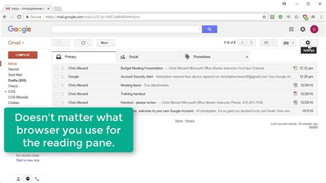 Gmail Attachment Icon And Reading Pane By Chris Menard Youtube