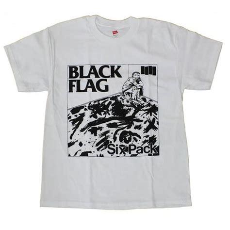 Black Flag Punk Band T Shirt El1n