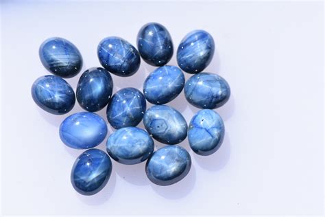 6 Natural Madagascar Blue Star Sapphires Simply Sapphires