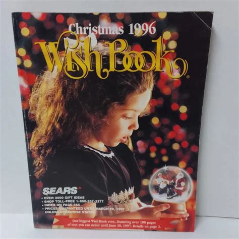 1996 Sears Wish Book Canada Christmas Catalog Toys Games Clothing