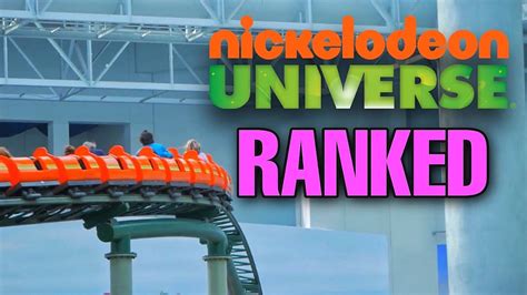 Nickelodeon Universe Roller Coasters Ranked Mall Of America Youtube
