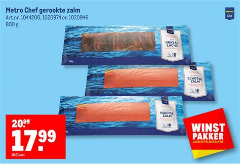 Metro Chef Gerookte Zalm Aanbieding Bij Makro Hot Sex Picture