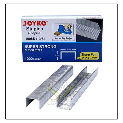 Isi Staples Tembak Joyko 1008S 13/8 / anak steples tembak ukuran 13/8