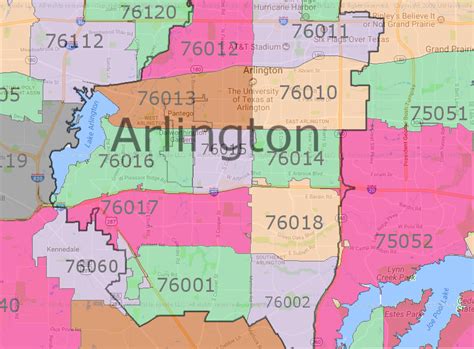 3 Best Arlington Tx Zip Code Map Options Arlington Texas Today