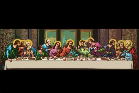 How To Draw The Last Supper Step By Step Drawing Guide By Dawn
