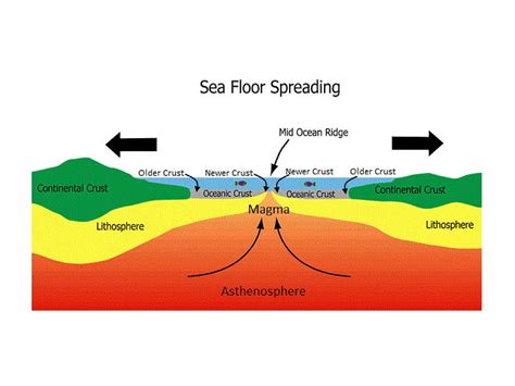 Sea Floor Spreading Science Showme