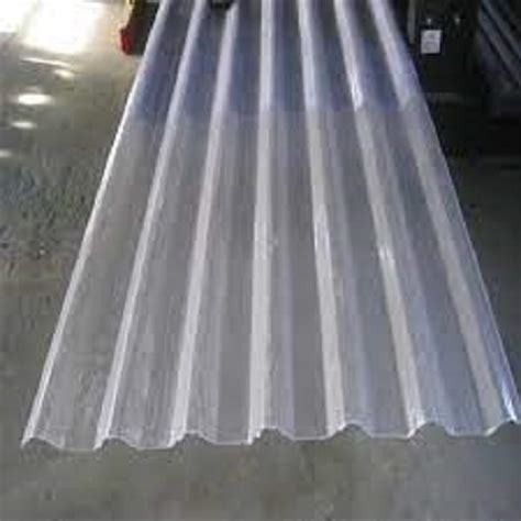 Corrugated White Heavy Duty Fiberglass Transparent Roofing Sheets For Domestic U At Best Price
