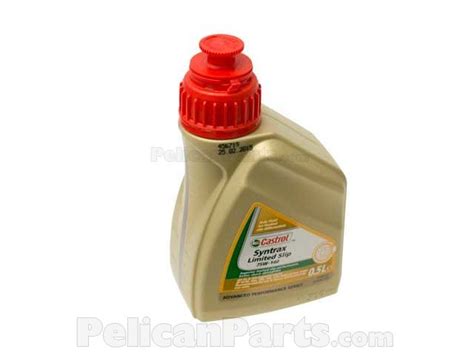 Bmw Differential Oil Sae W Synthetic Castrol Syntrax Limited Slip