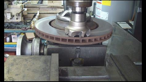 Machining Resurfacing Brake Rotors On A Bridgeport Milling Machine
