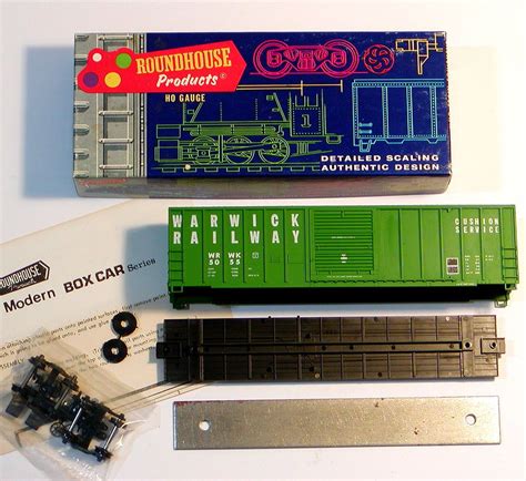 We're hoping our new door will bring more insulation in the truck and a little more. NIB HO ROUNDHOUSE 50' SINGLE DOOR BOXCAR Kit #1953 WARWICK RAILWAY #5055 Model #Roundhouse ...
