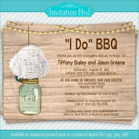 ⬇ please read this listing before ordering ‣ invite available in 5 x 7 & 4 x 6 inches ‣ free back print ‣ edit all the text excluding 'i do bbq' ‣ print at home, a print shop. I Do BBQ Invitation, Couples Shower I Do BBQ Barbecue ...