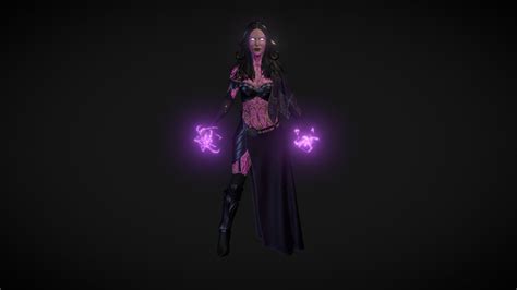 Liliana Vess Magic The Gathering D Model By Nickmh Fada