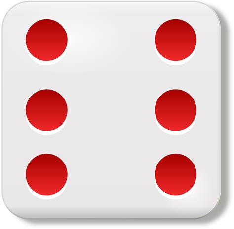 Dice Cube Die Six 6 Game Luck Png Picpng
