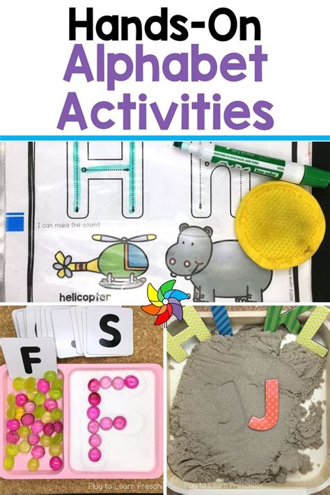 Check out our whole library here! Hands-On Alphabet Practice | Alphabet activities, Kids ...