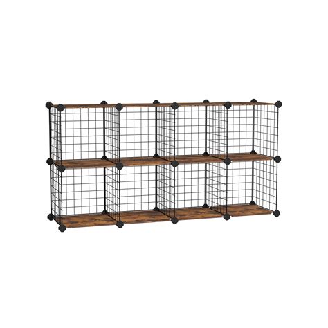 Cube Storage Organizer With Metal Wire Home Storage And Organization