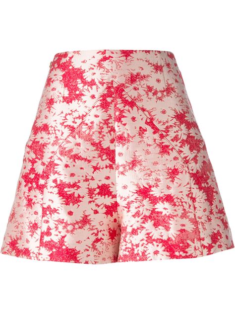 Stella Mccartney Floral Shorts In Pink Pink And Purple Lyst
