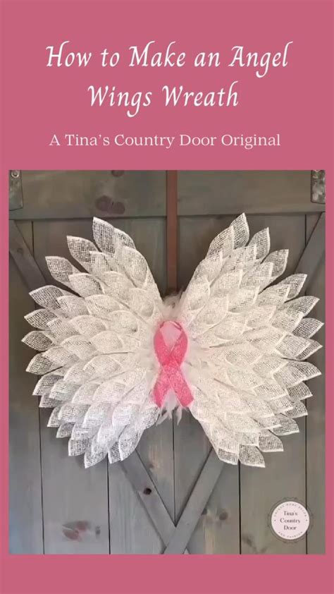 Angel Wings Wreath Tutorial How To Make Angel Wings Diy Angel