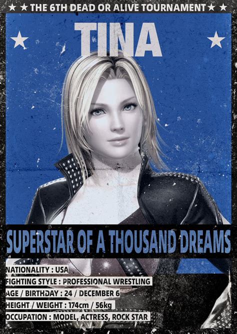 Doatecdoa6official On Twitter Tina Is One Of The Original Fighters Of Dead Or Alive And Here
