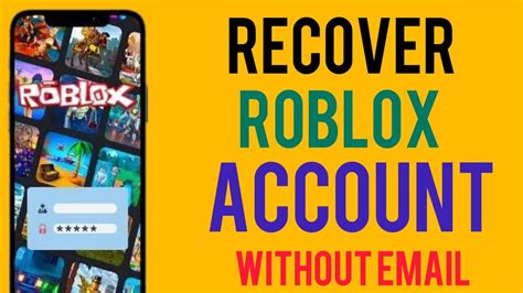 How To Recover Roblox Account Without Email Or Phone Number 2023