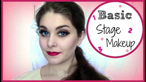 Basic Stage Makeup Tutorial Kathryn Morgan Youtube Stage Makeup