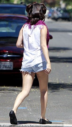 Selena Gomez Steps Out In A Pair Of Barely There Hotpants On The Set Of