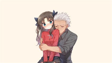 Anime Couple Cuddling Wallpaper Bakaninime