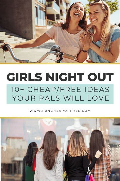 Girls Night Out Therapy 10 Cheap Ideas Fun Cheap Or Free Girls Night Out Girls Night