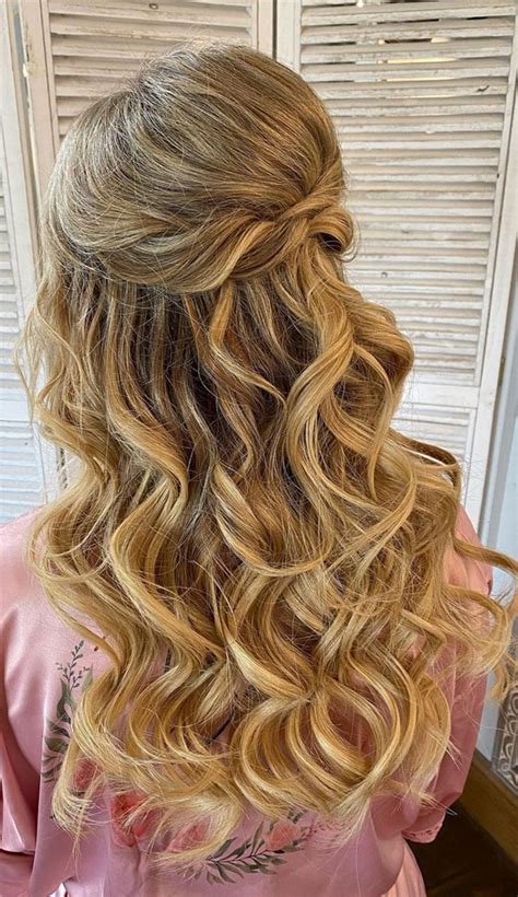 40 Best Prom Hairstyles For 2023 Beach Wavy Twisted Half Up
