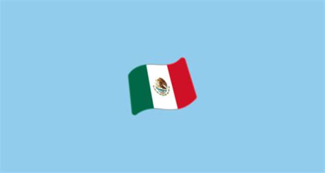 Ship a package to mexico. Flag: Mexico Emoji on Google Android 6.0.1