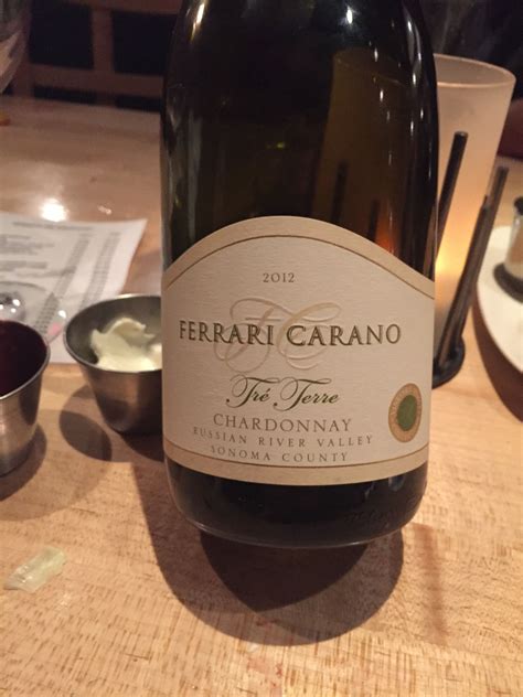 The release dates will vary, and because there is no specified date for delivery, the warehouses will ship it as weather permits. Ferrari Carano Tre Terre Chardonnay Russian River Valley | Wine and spirits, Wines, Chardonnay