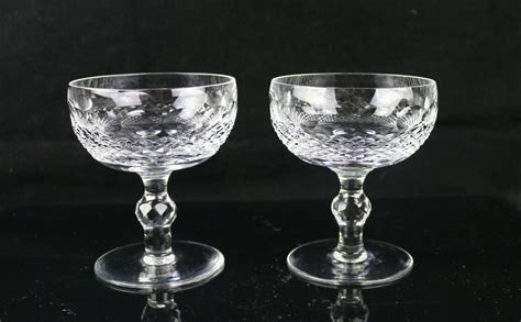 Set Of 2 Waterford Colleen Champagne Sherbet Saucer Glasses Multiple Available Ebay