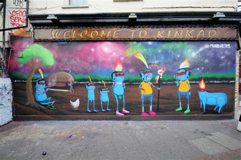 Cranio New Street Art Mural On Brick Lane East London Uk Streetartnews