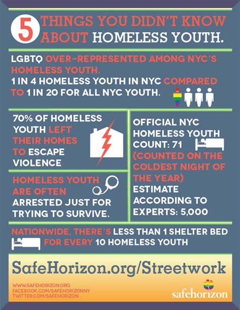 Infographic 5 Things You Didnt Know About Homeless Youth The Homeless Hub