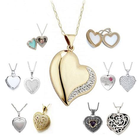 9 Heart Shaped Locket Jewelry Designs With Names