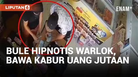 VIDEO Kacau Bule Di Bali Nekat Hipnotis Pegawai Toko Makanan Enamplus