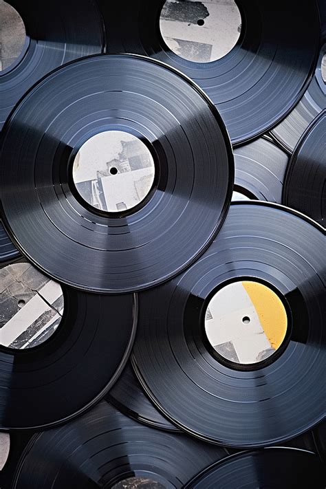 Music Cds And Records Laying Together Background Wallpaper Image For