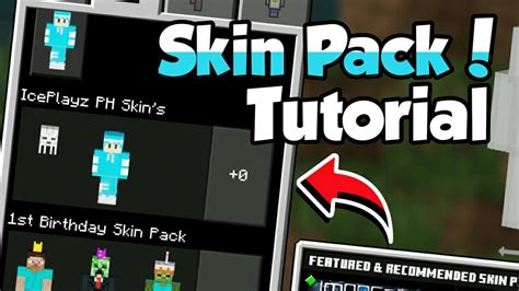 How To Make Skin Pack In Androidios Minecraft Bedrock Edition