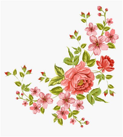 We offer you for free download top of floral design clipart pictures. Flower Clip Art - Corner Flower Design Transparent, HD Png ...