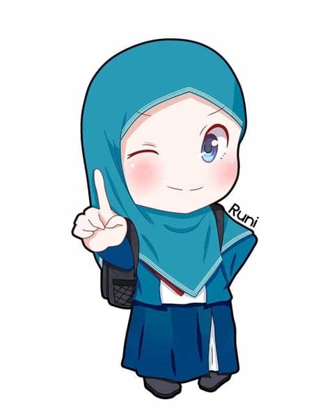 Gambar Kartun Wanita Berhijab Update Status Gambar di 2019 ...