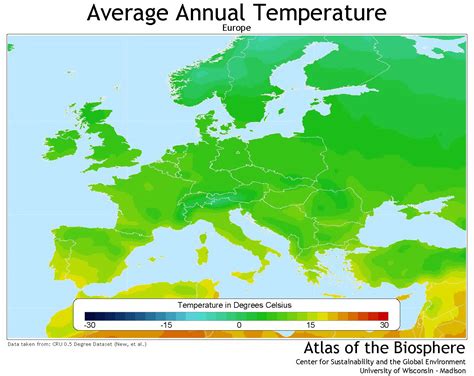 Average Annual Temperature