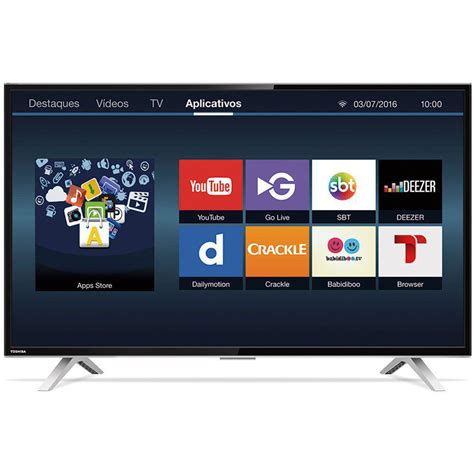 Smart Tv Led 40 Polegadas Semp Toshiba Full Hd Wifi Usb Hdmi 40l2600