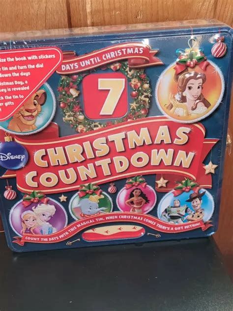 Disney Christmas Countdown Advent Calendar Book Ts In Lockable Tin