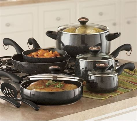 ✅ free shipping on many items! 15-piece Speckled Porcelain Cookware Set by Paula Deen ...
