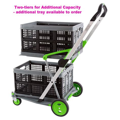 Two Tier Clax Trolley Multifunctional Portable Folding And Collapsible