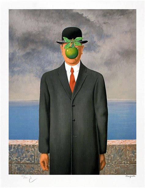 The Son Of Man By Rene Magritte Rene Magritte Top 10 Art Magritte