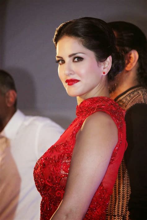 Porn Star Sunny Leone Looks Very Hot In Red Dress Bollywood