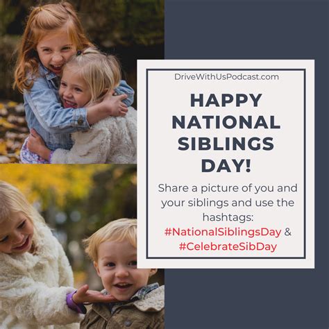Happy National Siblings Day National Sibling Day Siblings Day