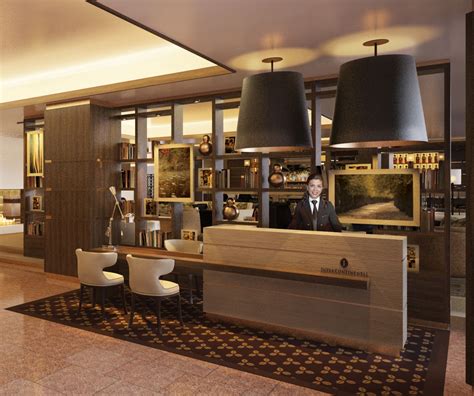 Design Impression Intercontinental Concierge Desk Hotel Room